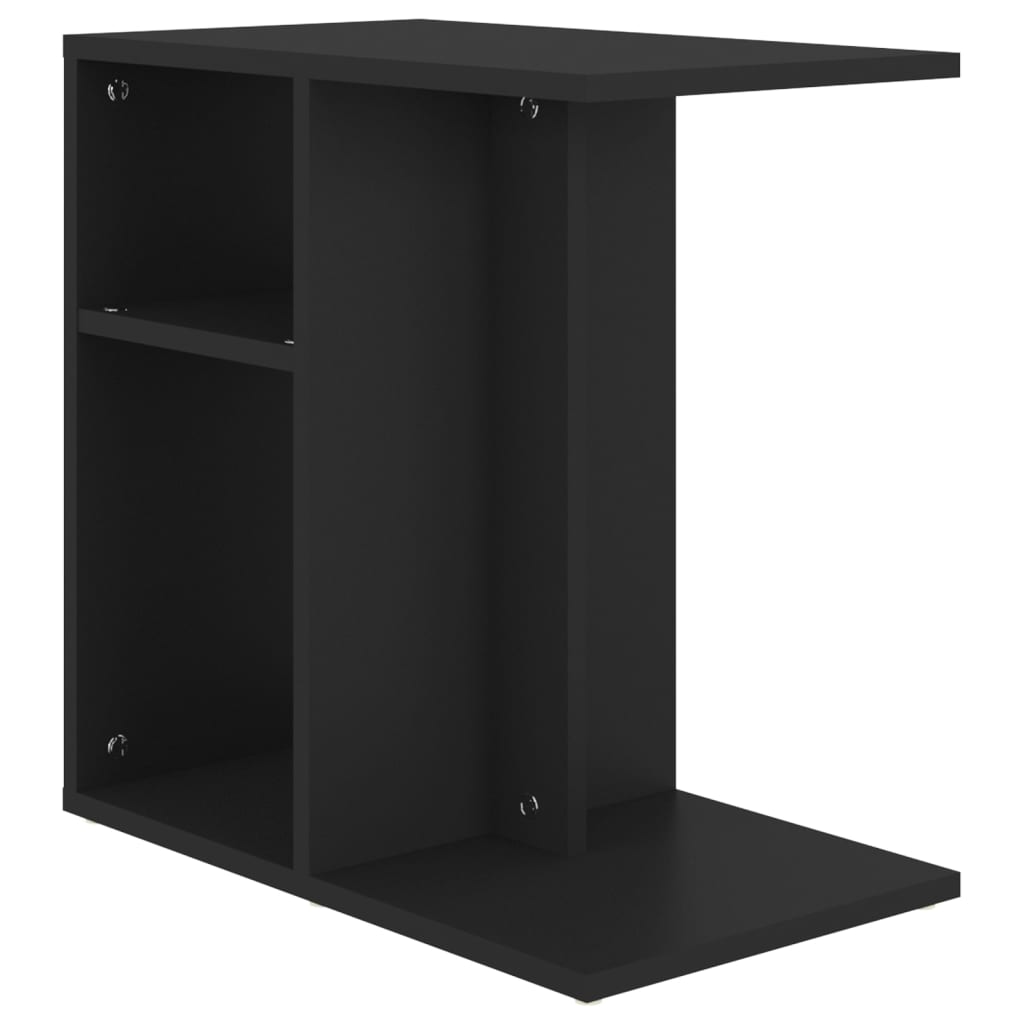 Side Table Black 50x30x50 cm Engineered Wood